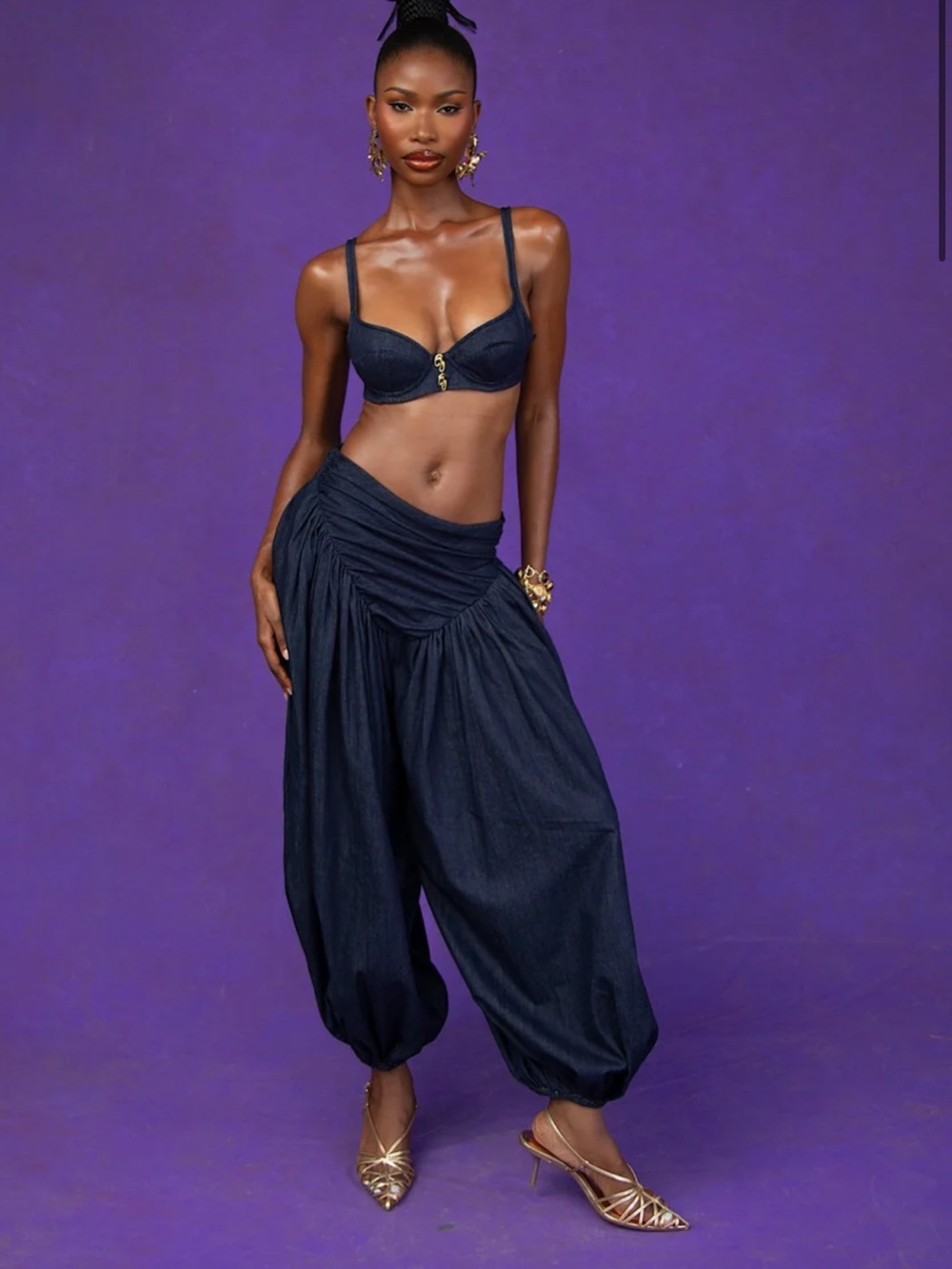 KAI Collective Noore Parachute Logo Top + Trousers